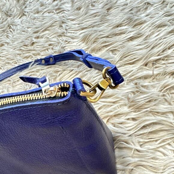 Portland leather goods poppy bag in cobalt - Picture 11 of 14